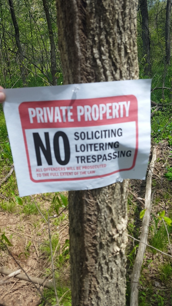 A marked trail that was thought to be public became private overnight