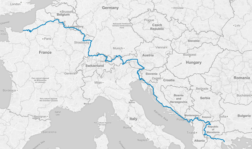Eurovelo 2016, 4500km Charity Cycle Ride