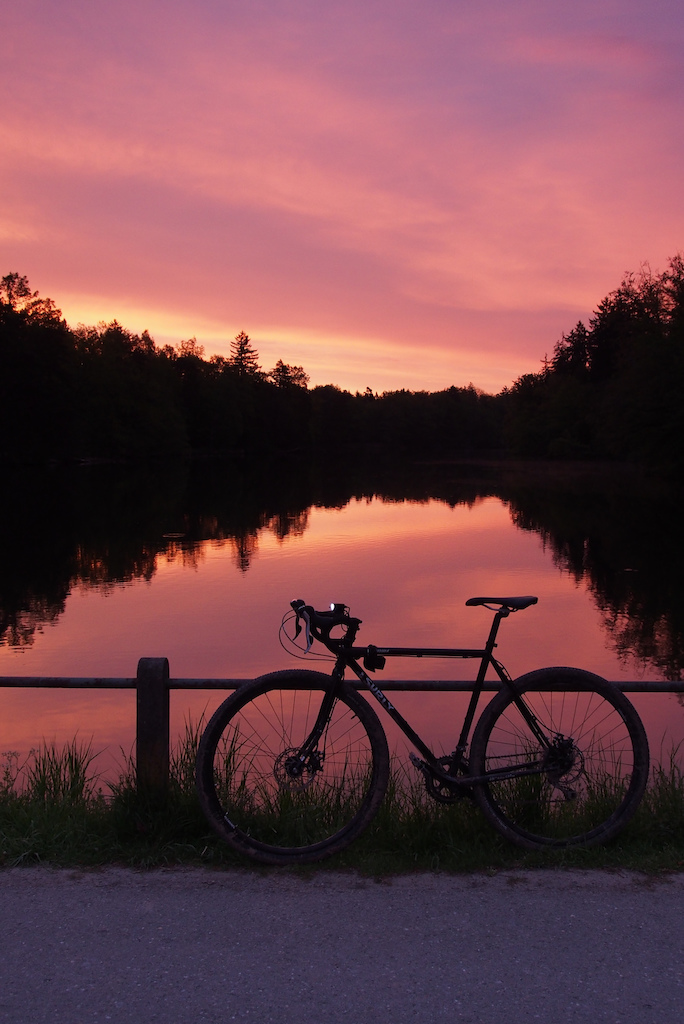 living in the city with the highest airpollution in all of Germany has it's upsides, such as getting to see a sunrise like that.