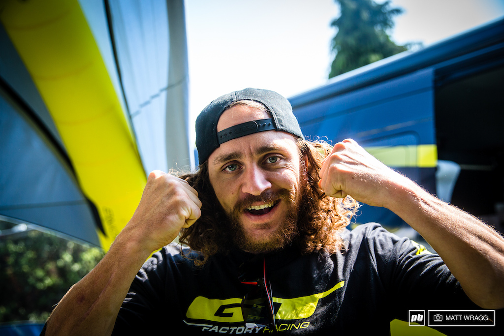 Wyn is back! After his pre-season injuries he's here in Ireland ready to go. He says he's not 100% yet, but if nothing else, pushing hard to race here is good preparation for Fort William.