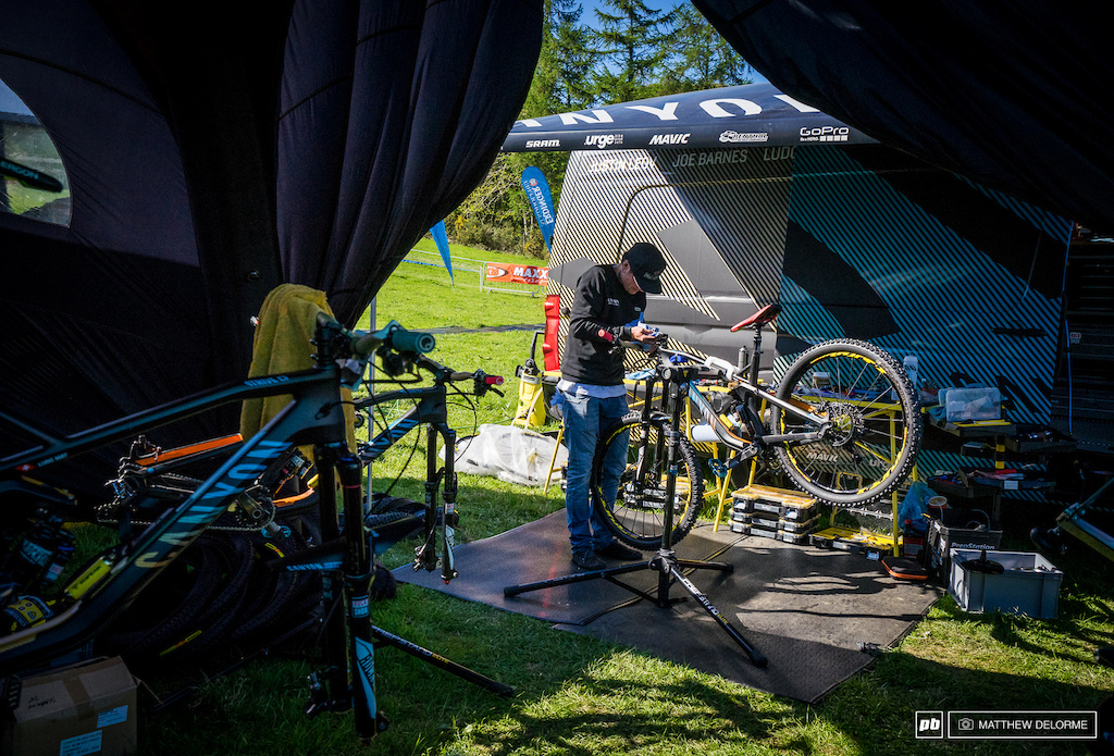 Final preparations are being made before race day. Now it's up to the riders to keep their steeds in one piece through seven stages in one day.