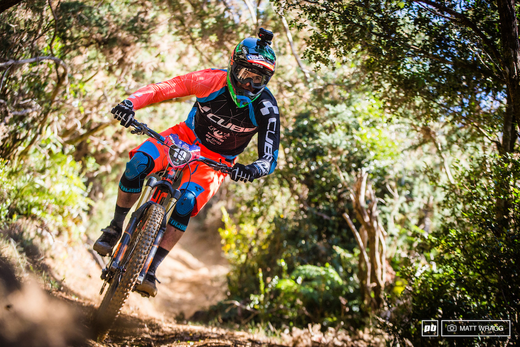 Greg Callaghan in practice on stage one. Valdivia. Chile. Photo by Matt Wragg.