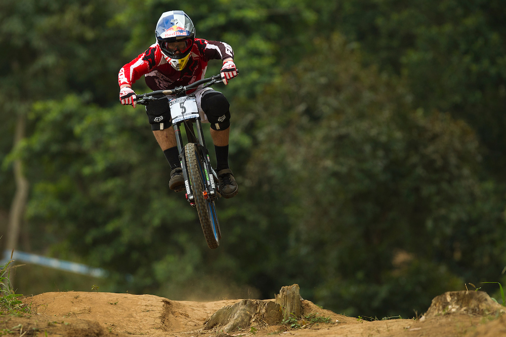 , during the first round of the UCI MTB World Cup held in Pietermaritzburg, South Africa. Photo Sven Martin