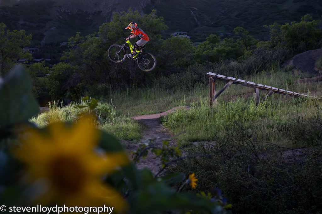 Sunflowers and jumps. 9 year old weston loving this gap.
