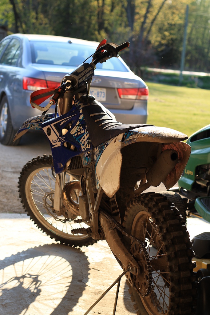 Living the dream. Backyard moto.