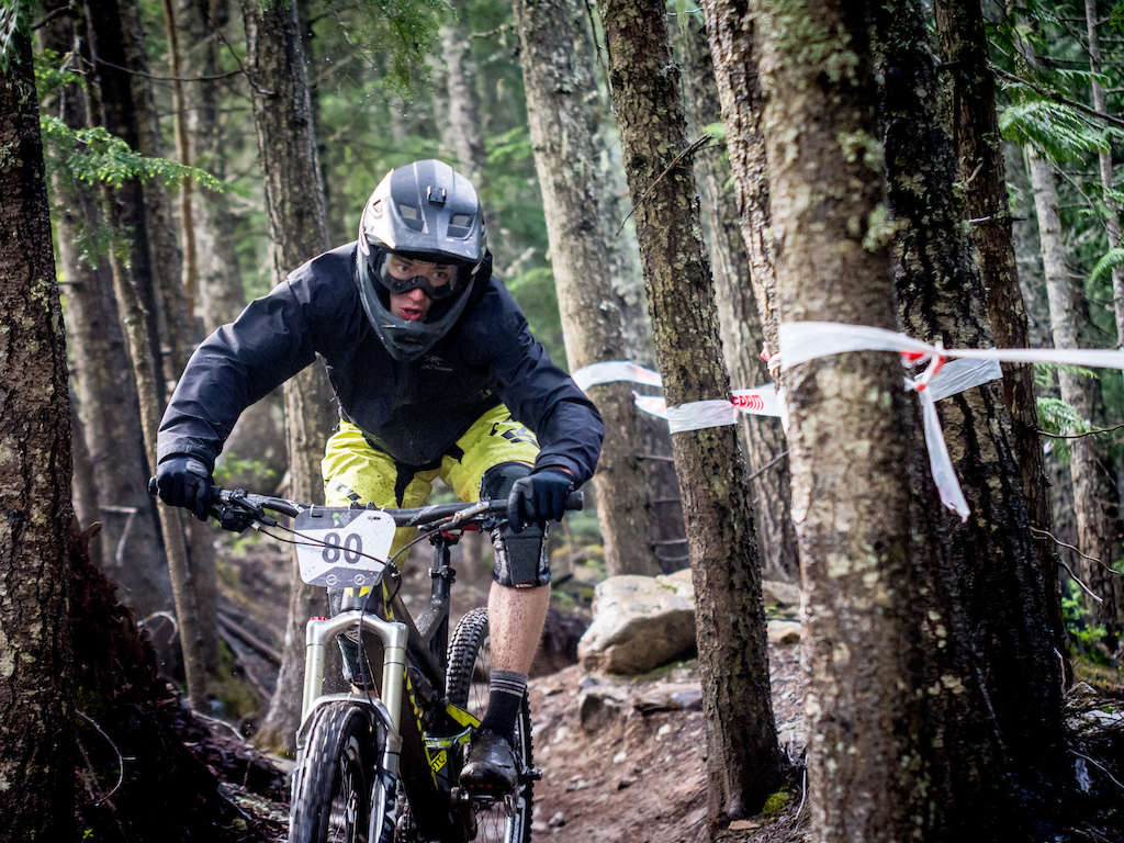 Evan Mant races in the 2016 Whistler Spring Classic - Whistler, BC. Photo by Scott Robarts