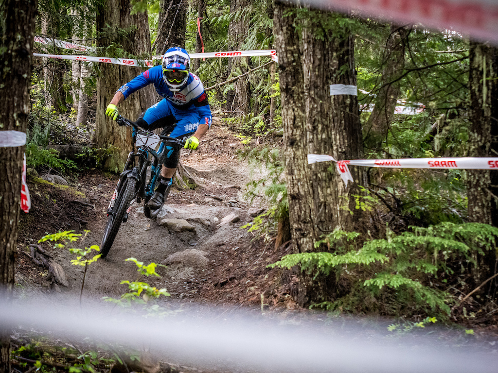 Yoann Barelli races in the 2016 Whistler Spring Classic - Whistler, BC. Photo by Scott Robarts