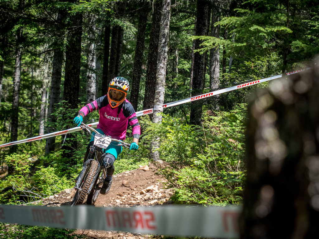 Christina Chappeta races in the 2016 Whistler Spring Classic - Whistler, BC. Photo by Scott Robarts