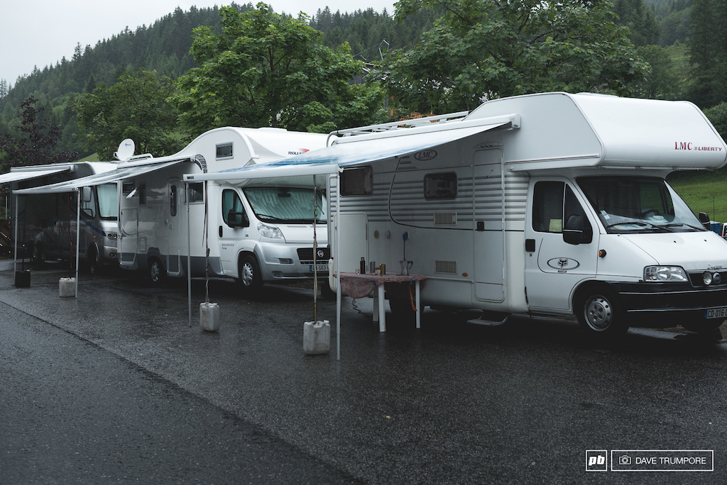 This is what being a privateer looks like these days at the WC level.  While there are still the odd gypsy vans here and there, the majority of privateer are living the RV life here.