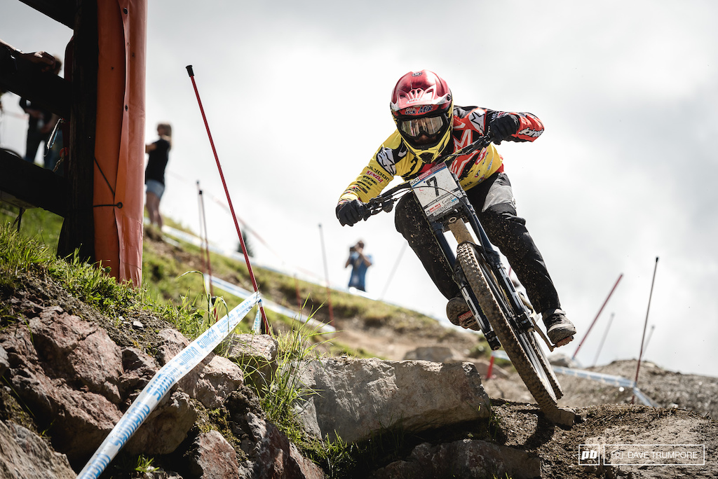 Mick Hannah hasn't raced here since 2013 due to injuries, but if you look back through the results you'll see he took 3rd that year.  With a fourth in timed training he looks to be on pace once again in Leogang.