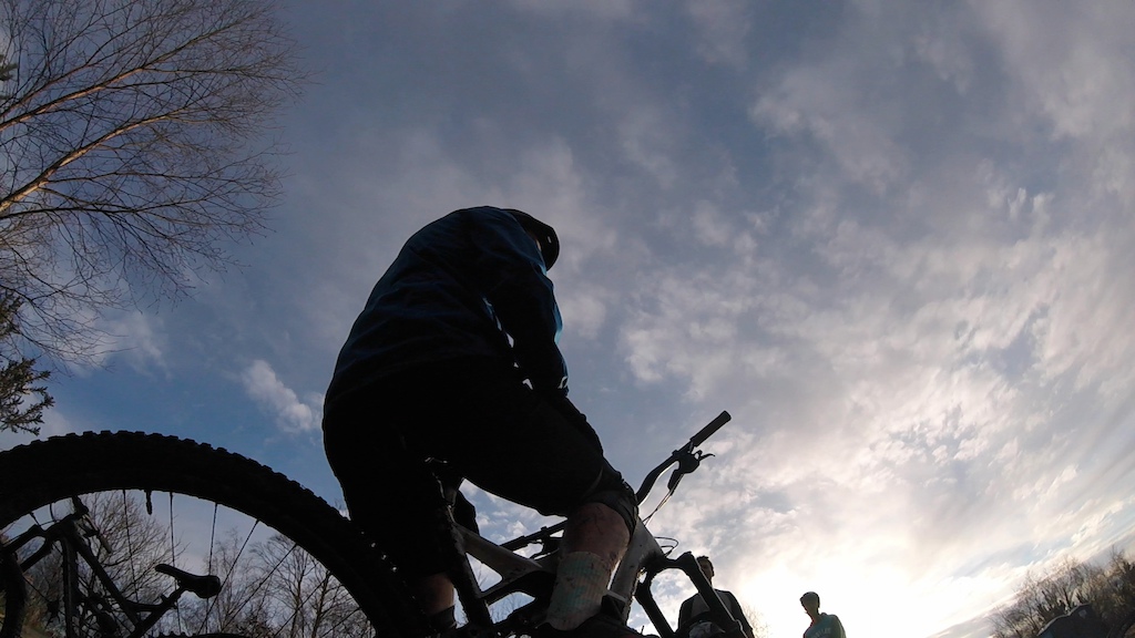 after a long days riding at cannock chase, i accidentally started recording after taking my helmet off.