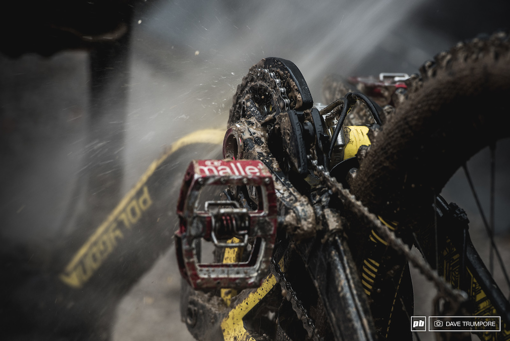 Rather, rinse, repeat... Such is the life of a mechanic when the mud is flying.