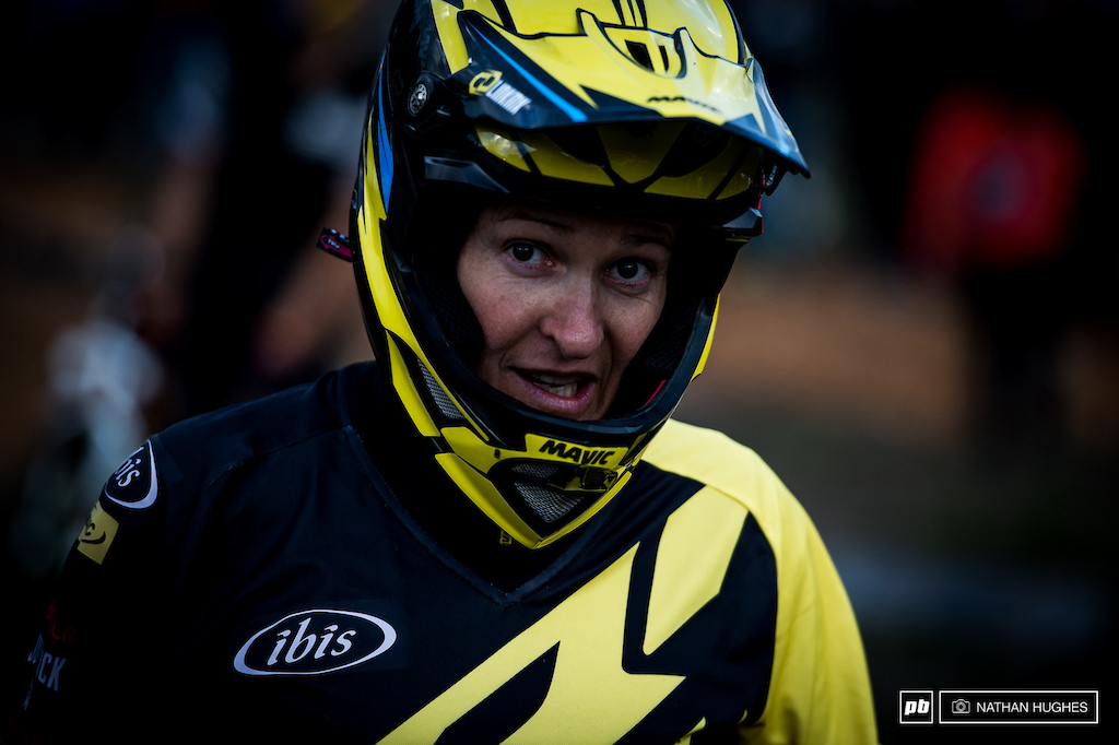 Olympic BMX gold medalist, multiple time DH world champion... the one and only Anne Caroline Chausson.