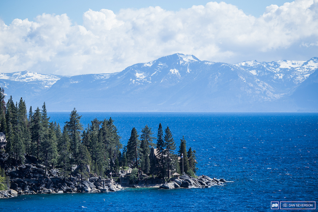 Hours of climbing were rewarded with stunning views of the Lake Tahoe area.