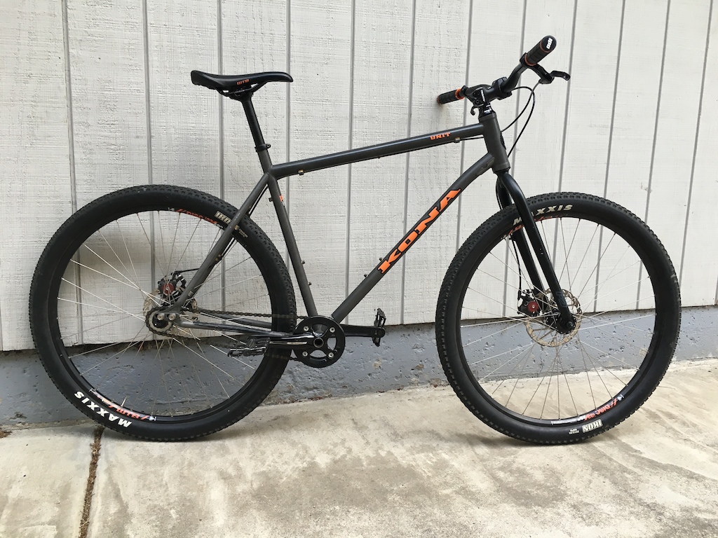 2013 Kona Unit fully rigid single speed XL