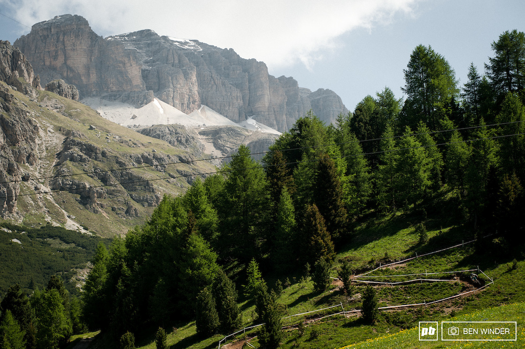 With a mixture of everything here, from natural trails all the way through to bike park sections.