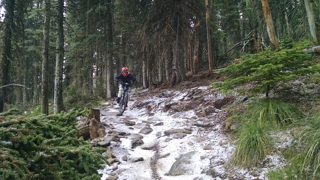 Ran into a bit of wind, thunder, lightening, and hail, but over all a great ride!