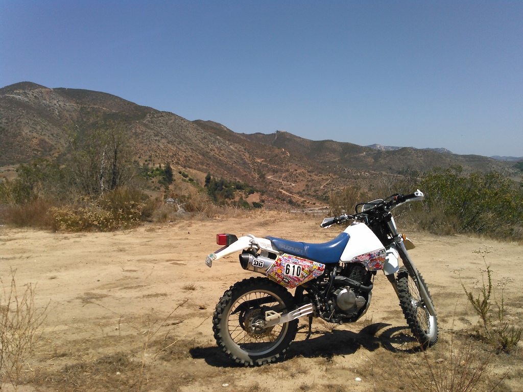 out on a ride on my DR250