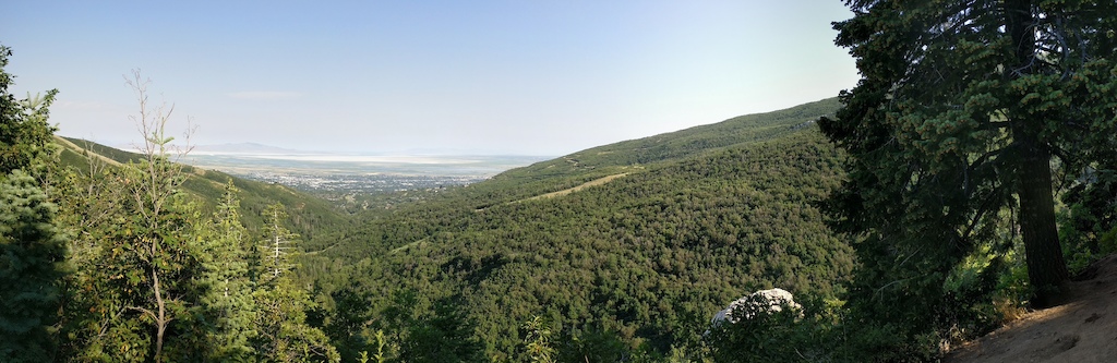 Panorama shot just above Elephant Rock