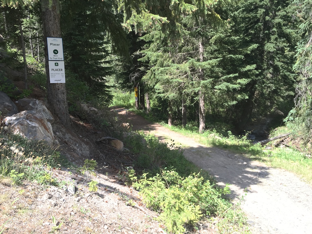 Start of Placer Trail