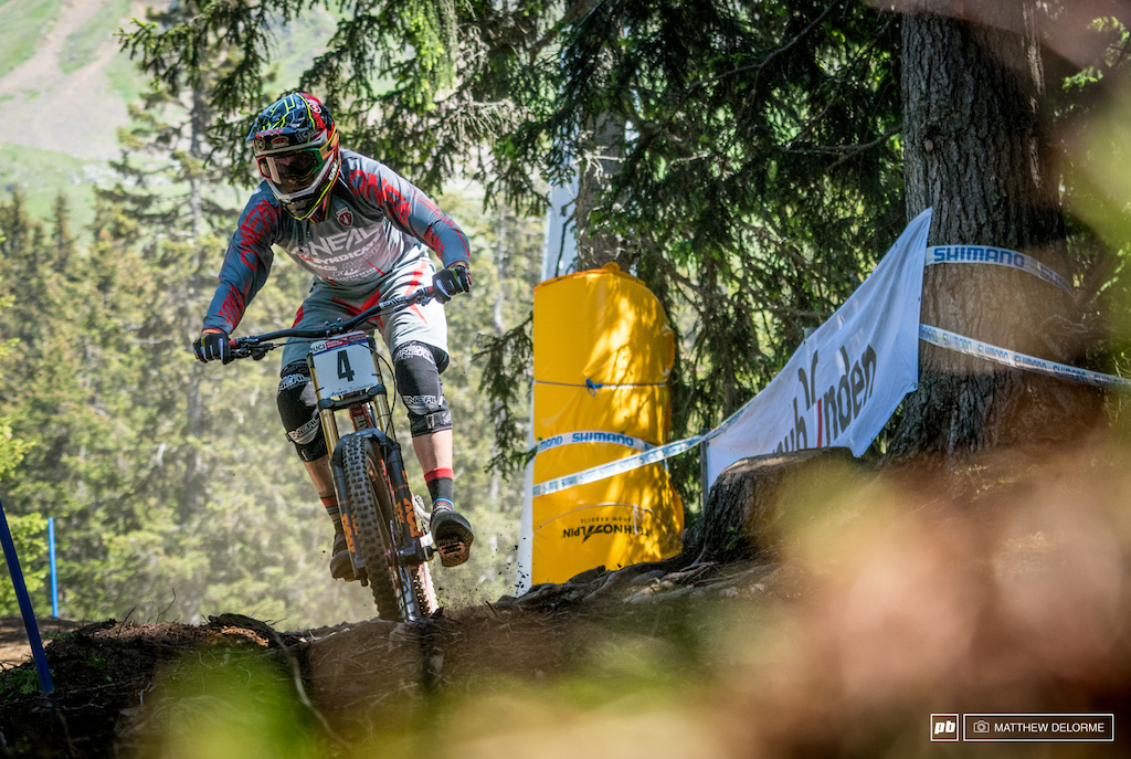 Greg Minnaar is on the hunt for another win and he could do it here. He was second quickest in timed training.