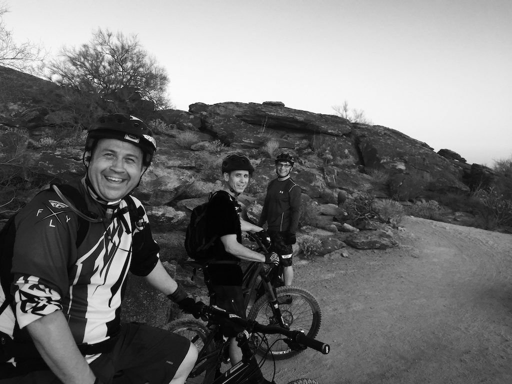 Friends riding on National (South Mountain)