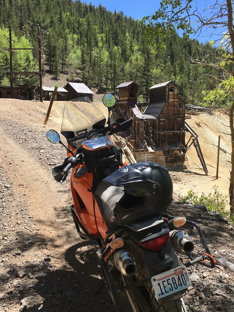 Visiting abandoned Silver mines near Bonanza Colorado