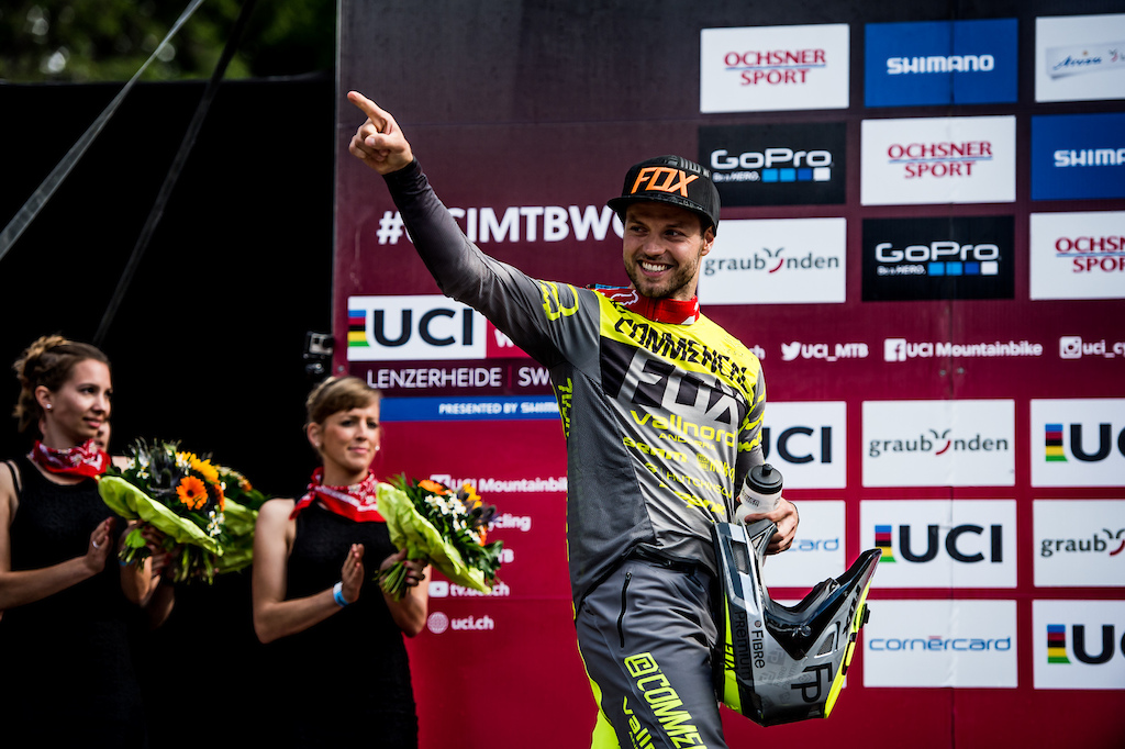 Remi Thirion stoked to send it to fourth place for his third career WC podium.