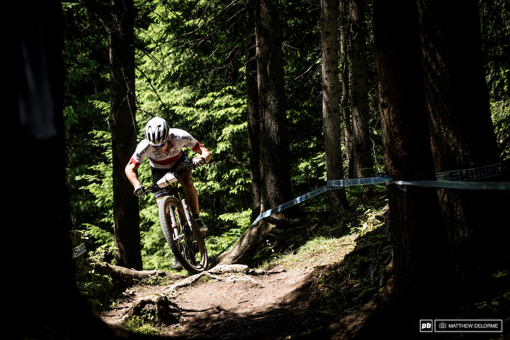 Nino Schurter all but ran away with another win today.