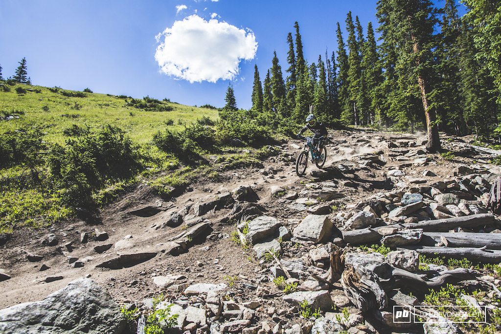 He has the build of a football player but his is smooth and lightening fast on a mountain bike. Richie Rude took the top spot by nearly two minutes.