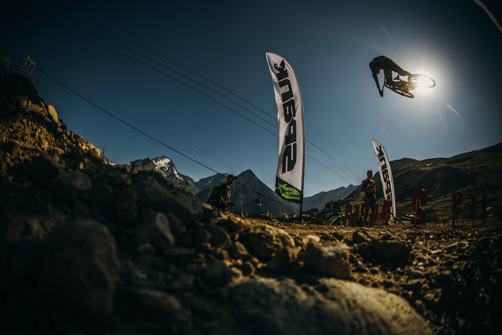 Official European Whip Off Championships presented by Spank - Crankworx.  Photo by Ale Di Lullo