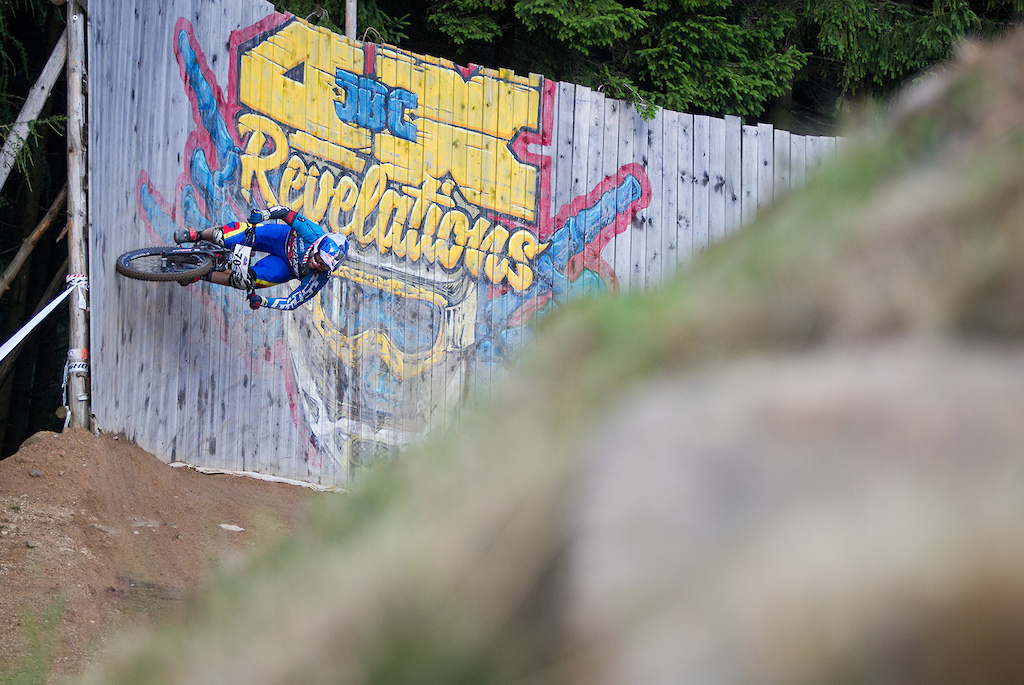 Open practice and qualifying for Round 3 of the 4X Pro Tour at JBC Bike Park, Jablonec, , Czech Republic on July 15 2016. Photo: Charles A Robertson