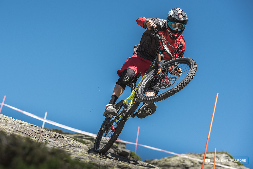 Sam Blenkinsop was on the podium in Argentina and the long DH stages of La Thuile should play right into his hand once again.