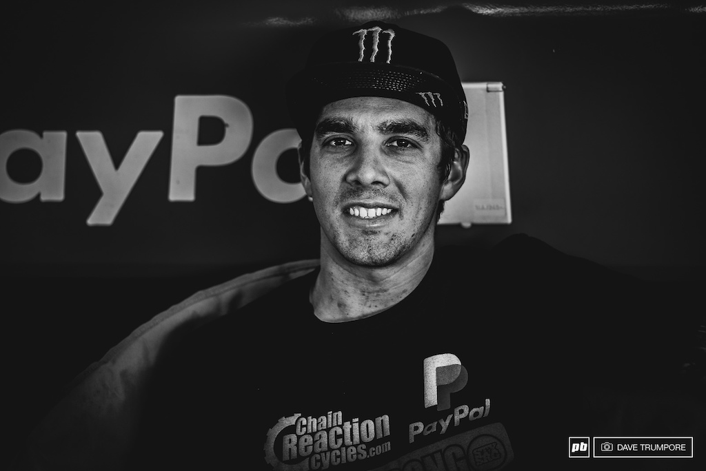 It's good to see Sam Hill smiling and excited about riding bikes again.