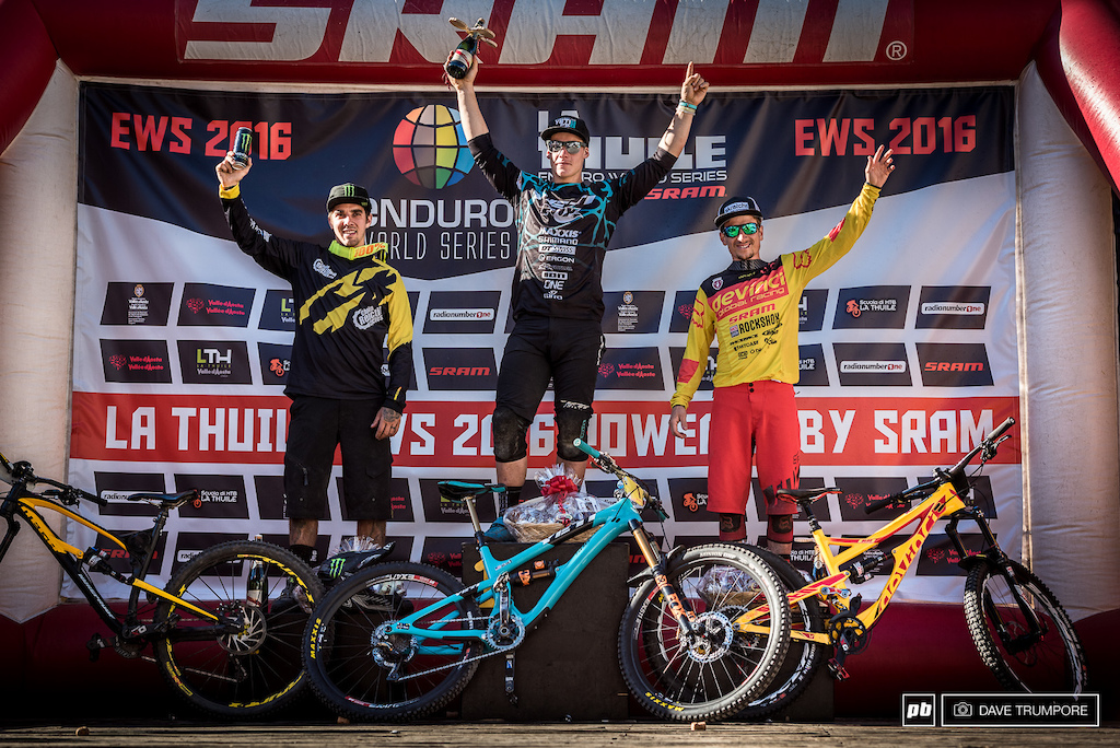 Richie Rude, Sam Hill, and Damien tackled the monsterous La Thuile EWS and came out on top.