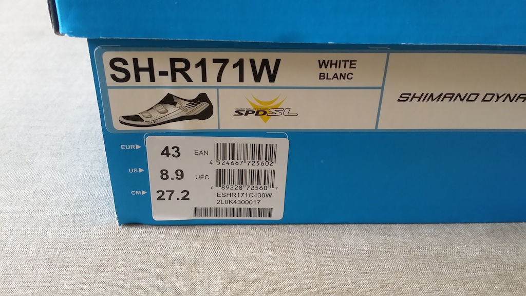 2016 Shimano R171 43 white regular fit