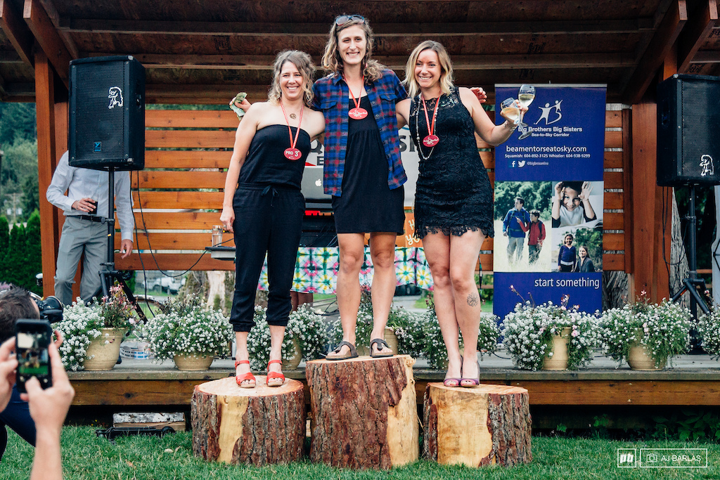 Pro Women s category podium