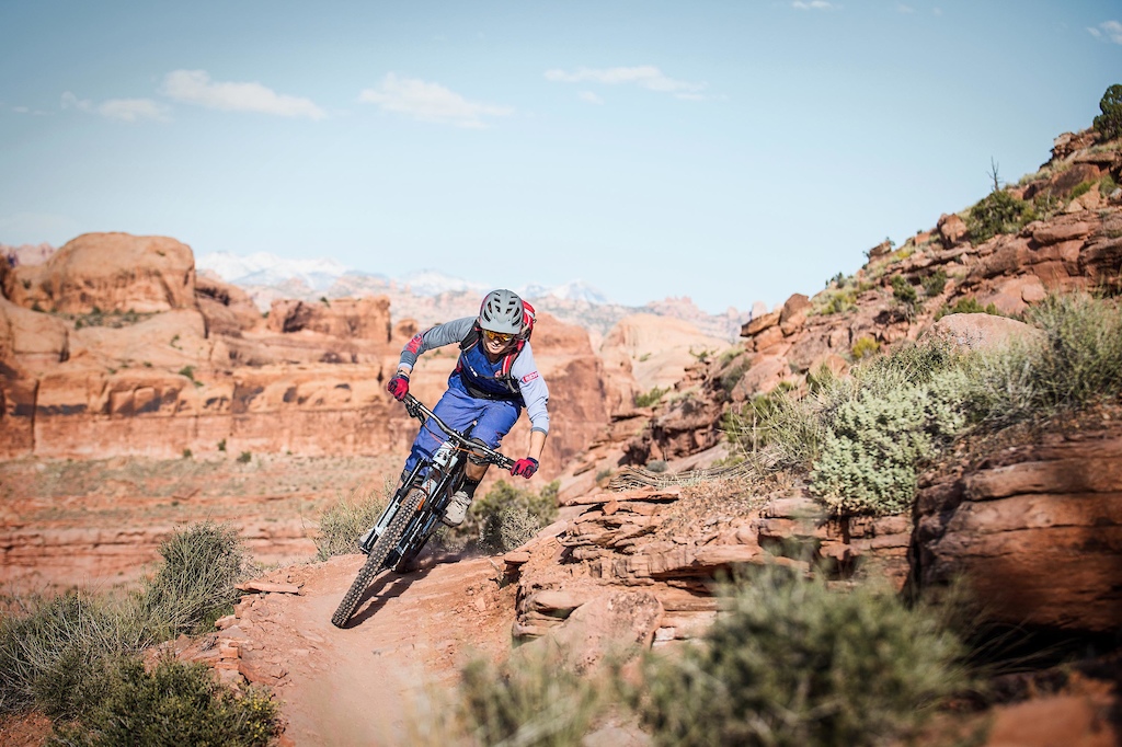Moab, the land of unlimited trail opportunities
I never have ridden trails like this before and the riding with wheels built by my own is even better...