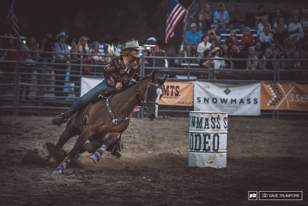 The Aspen Rodeo kicked off the week for racers on Wednesday night, many of who had never seen such a spectacle in the flesh.  Perhaps a few will be inspired by the horsepower on display; Something they are going to need in spades this weekend.