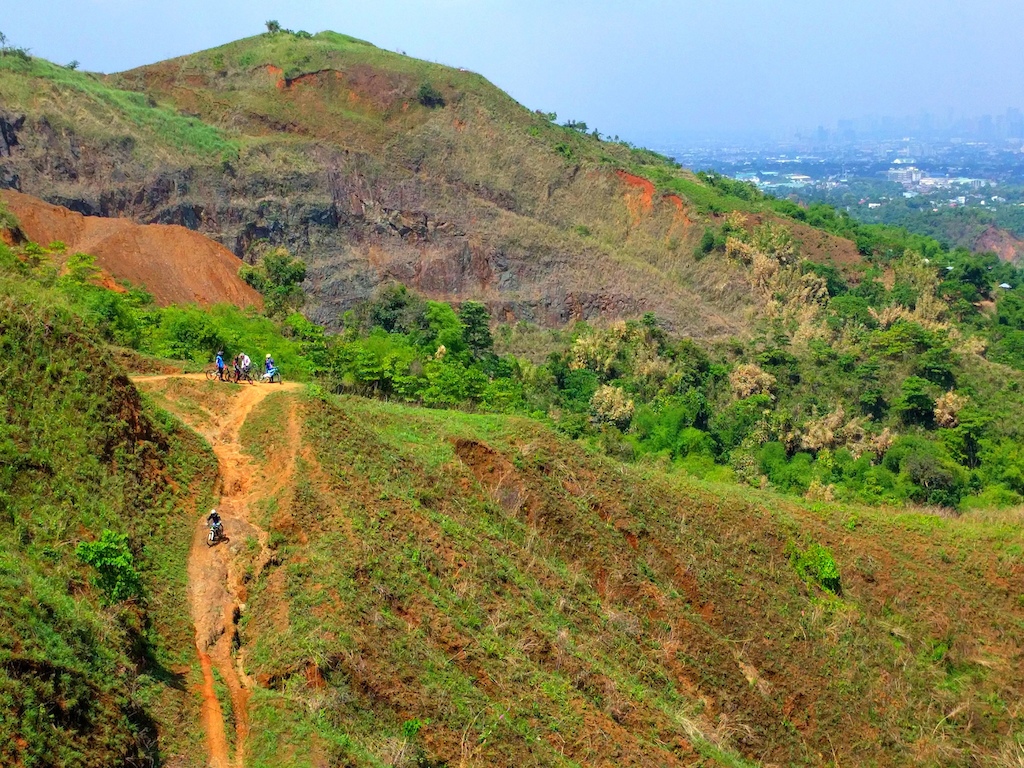Mount Mataba (Patiis DH Track) during the dry season in the Philippines