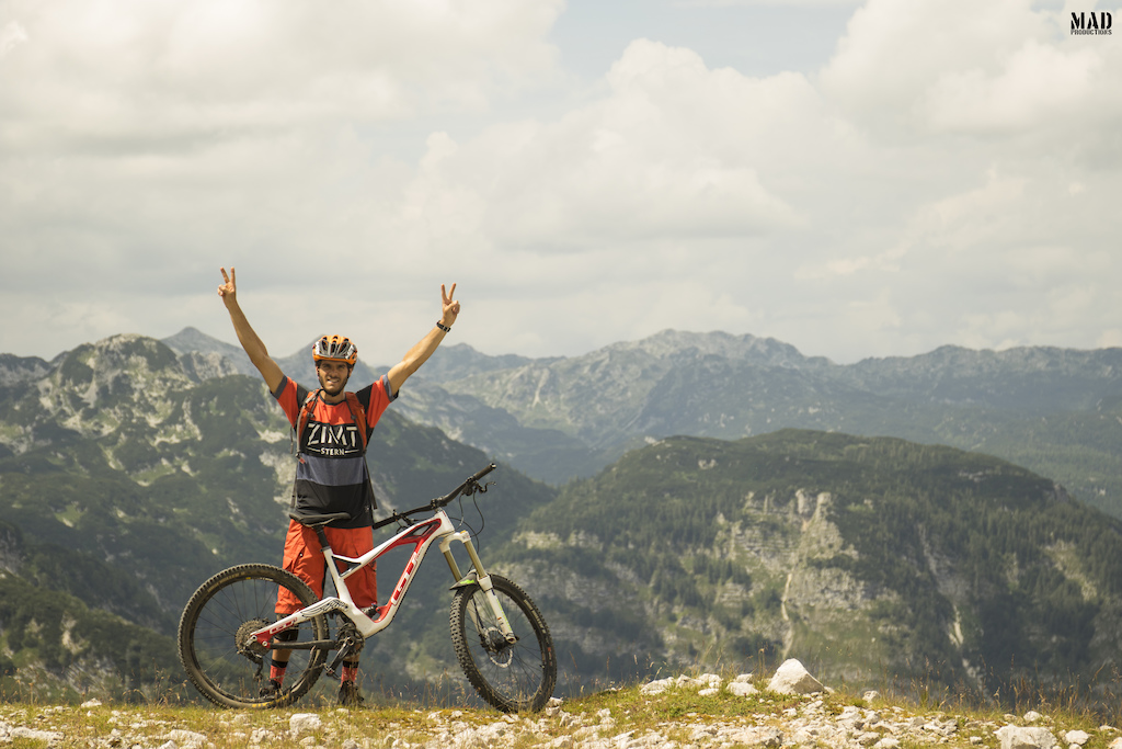 Top of the world riding Slovenia with Outdoor Mania !
