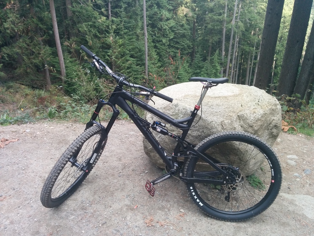 My 2015 Banshee rune custom build was stolen out of my garage near Royal Oak Station in Burnaby around 1pm August 3rd 2016. If you have seen this bike please report it to the police and call my cell at 604-346-0271