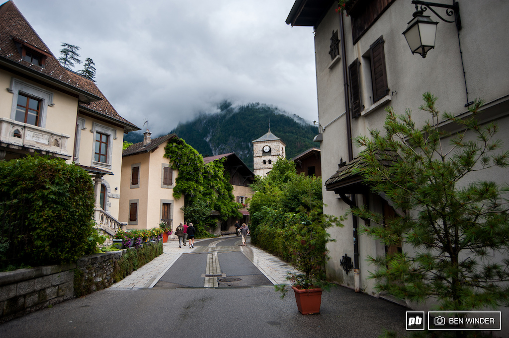 A stunning small French Alpine town, this town is unspoilt by tourism.