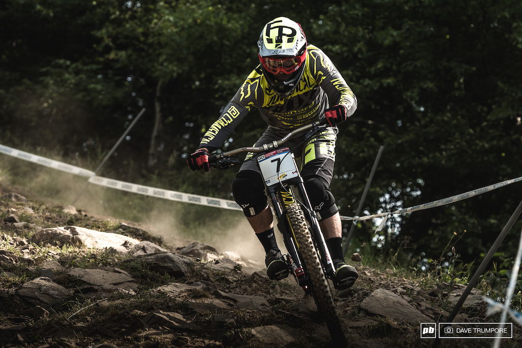Even a rock garden and max speed can't deter Remi Thirion's perfect form.