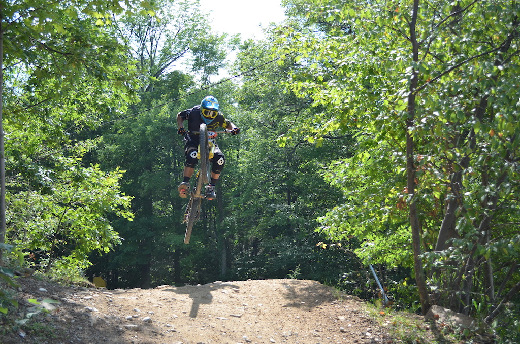 Getting some air at Mountain Creek 8-13-16
/ Hitting the step-up