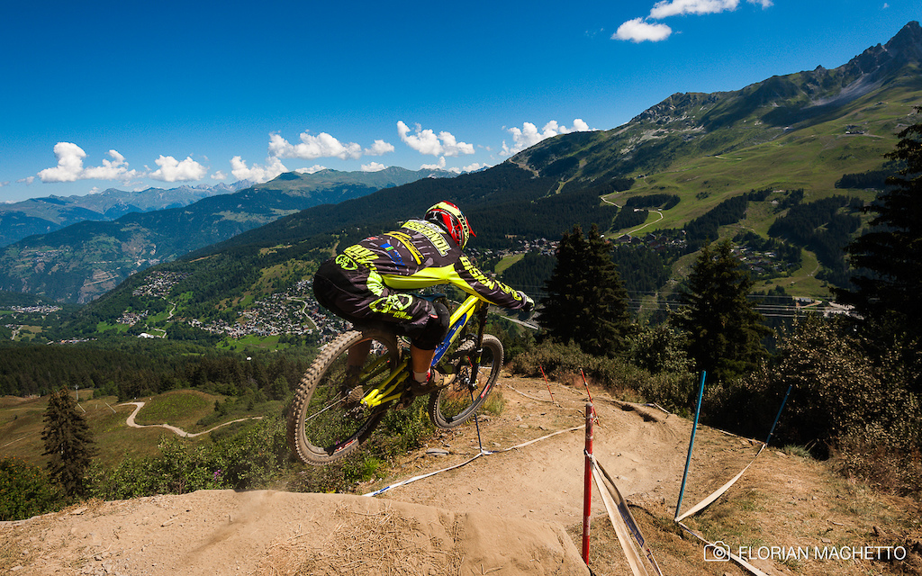 Final round of the french cup of downhill Moutain Bike