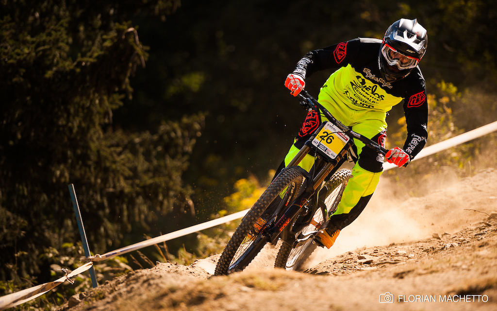 Final round of the french cup of downhill Moutain Bike