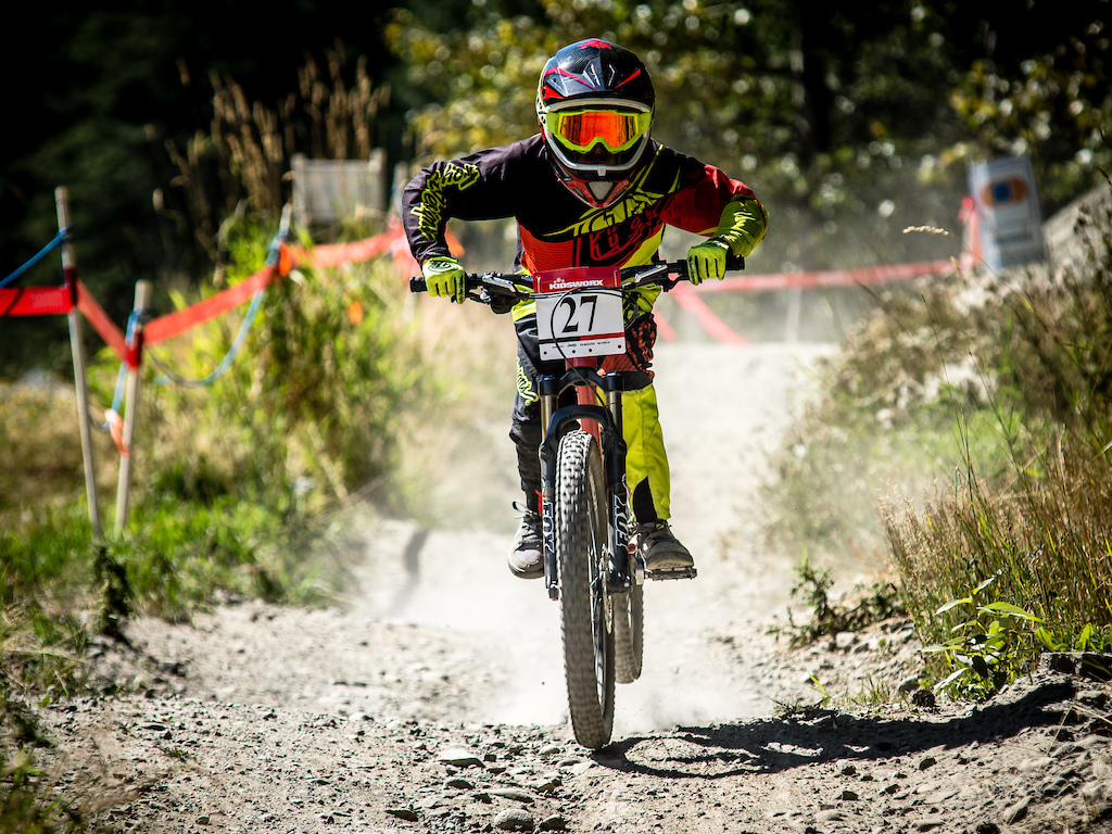 Griffin Wood, Kidsworx DH Race - B-Line Presented by Spawn Cycles, Crankworx Whistler 2016. Photo: Scott Robarts