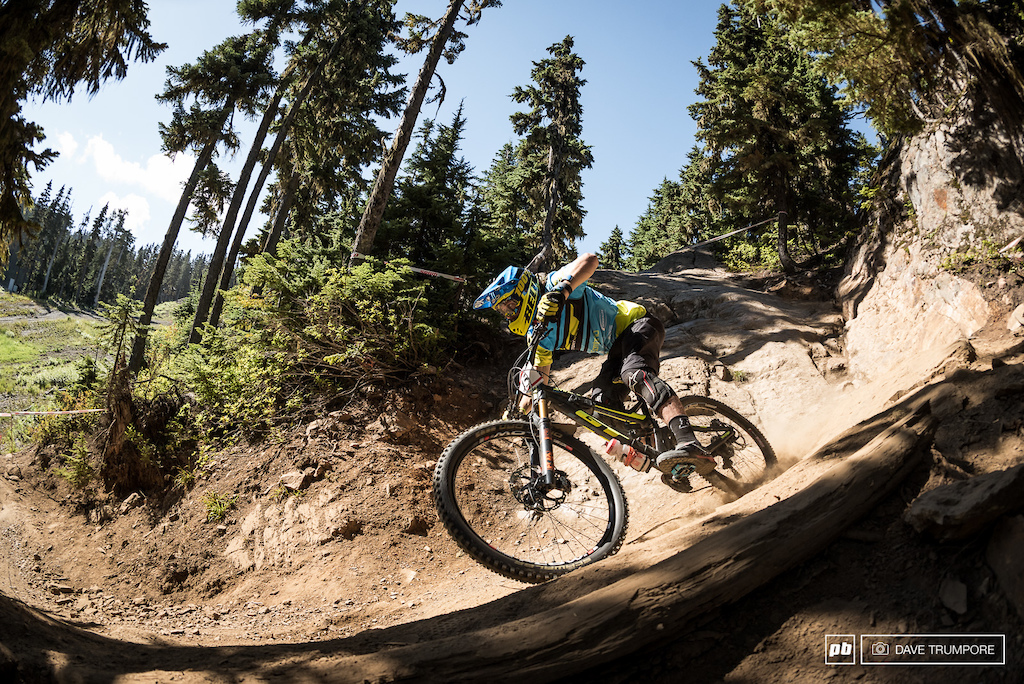Wyn Maters went for the masochistic approach and tackled Garbanzo on his enduro bike.