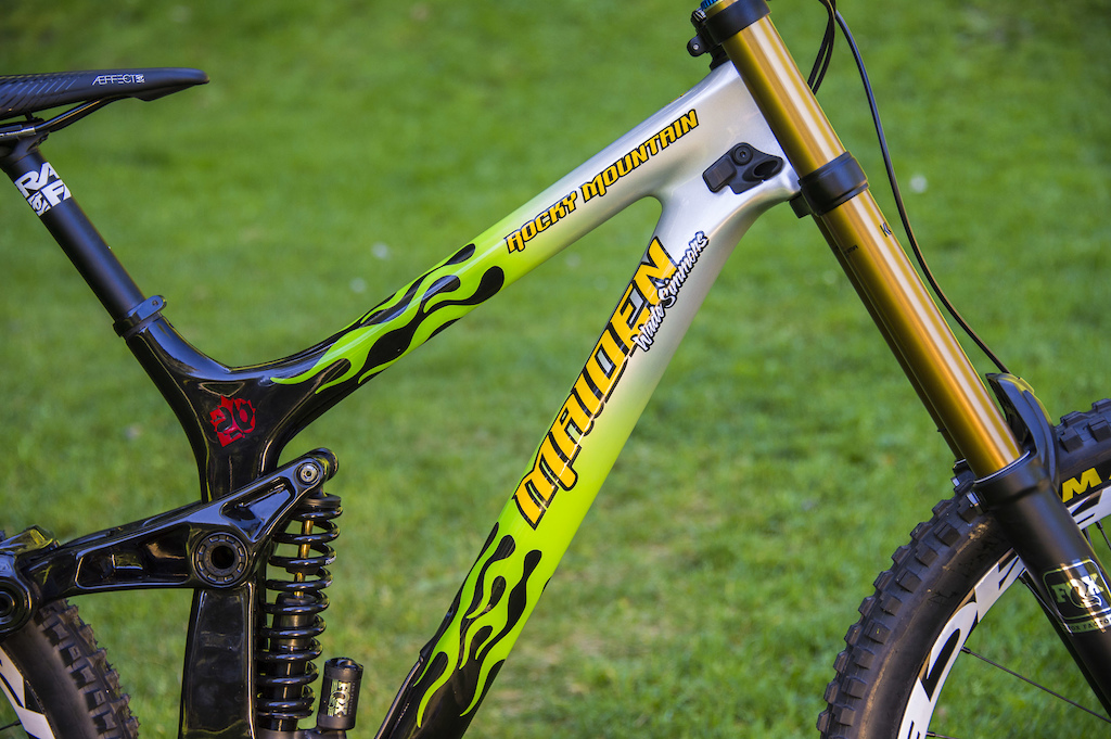 Wade Simmon's custom painted Rocky Mountain Maiden

Photo by Colin Meagher
